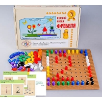 Игровой набор Фребеля "Мозаика со шнуровкой" (серия "Эксперимент") - fgospostavki.ru - Новосибирск
