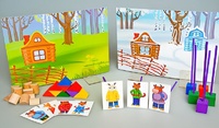 Игровой набор Фребеля "Заюшкина избушка" (серия "Сказочный мир". Выпуск 1) - fgospostavki.ru - Новосибирск
