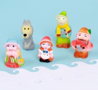 Набор резиновых игрушек «Красная шапочка» - fgospostavki.ru - Новосибирск