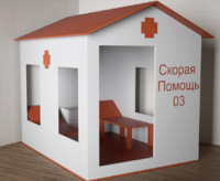 Игровой домик «Скорая помощь» - fgospostavki.ru - Новосибирск
