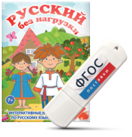 Игры по русскому языку для 1 и 2 классов "Русский без нагрузки" на USB - носителе - fgospostavki.ru - Новосибирск