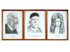 Портреты выдающихся химиков (деревянная рамка, под стеклом) - fgospostavki.ru - Новосибирск