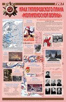 Плакат "Великая Отечественная война: Крах гитлеровского плана «молниеносной войны» " - fgospostavki.ru - Новосибирск