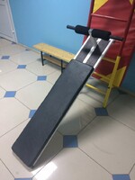 Доска для пресса навесная на шведскую стенку с двумя валиками (длина 1,5 метра) - fgospostavki.ru - Новосибирск