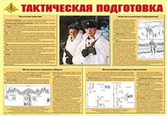 Плакат "Тактическая подготовка" - fgospostavki.ru - Новосибирск