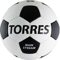 Мяч футбольный TORRES Main Stream (размер 4, синтетическая кожа, тренировочный) - fgospostavki.ru - Новосибирск