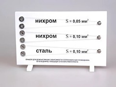 Прибор для демонстрации зависимости сопротивления проводника от его длины, сечения и материала - fgospostavki.ru - Новосибирск