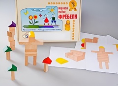 Игровой набор Фребеля "Конструктор деревянный без соединений-3" (Серия "Эксперимент") - fgospostavki.ru - Новосибирск