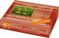 Счетный материал на магнитах "Овощи" - fgospostavki.ru - Новосибирск