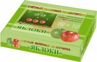 Счетный материал на магнитах "Яблоки" - fgospostavki.ru - Новосибирск