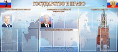 Стенд "Государство и право" - fgospostavki.ru - Новосибирск