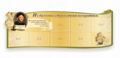 Стенд резной "Из дальних странствий возвратясь" - fgospostavki.ru - Новосибирск
