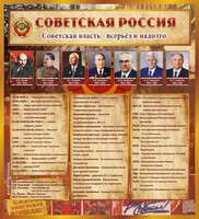 Стенд "Советская Россия" - fgospostavki.ru - Новосибирск