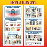 Стенд "Пожарная безопасность" Вариант 4 - fgospostavki.ru - Новосибирск
