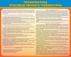 Стенд "Профилактика производственного травматизма" - fgospostavki.ru - Новосибирск