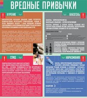 Стенд "Вредные привычки" - fgospostavki.ru - Новосибирск