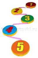 Дорожка "Змейка-шагайка-геометрическая" с цифрами - fgospostavki.ru - Новосибирск