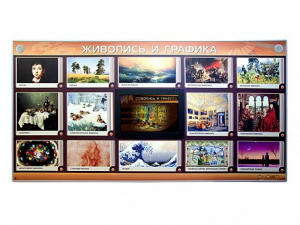Интерактивный электрифицированный стенд "Живопись и графика" - fgospostavki.ru - Новосибирск