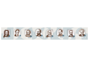 Стенд-лента "Выдающиеся ученые-историки" - fgospostavki.ru - Новосибирск