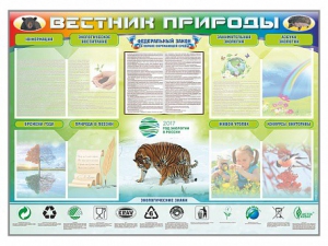 Стенд-уголок "Вестник природы" Вариант 1 - fgospostavki.ru - Новосибирск