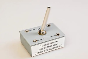 Выключатель двухполюсный (демонстрационный) - fgospostavki.ru - Новосибирск