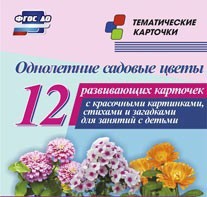 Тематические карточки "Однолетние садовые цветы" - fgospostavki.ru - Новосибирск