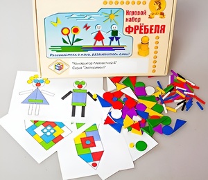 Игровой набор Фребеля "Конструктор плоскостной-4" (Серия "Эксперимент") - fgospostavki.ru - Новосибирск