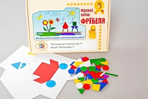 Игровой набор Фребеля "Конструктор плоскостной-1" (Серия "Эксперимент") - fgospostavki.ru - Новосибирск