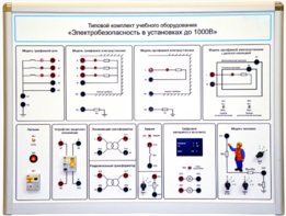 Типовой комплект учебного оборудования «Электробезопасность в установках до 1000 В»  - fgospostavki.ru - Новосибирск