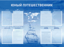 Стенд-уголок "Юный путешественник" - fgospostavki.ru - Новосибирск