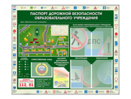 Стенд-уголок "Паспорт дорожной безопасности образовательного учреждения" - fgospostavki.ru - Новосибирск