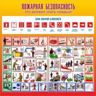 Стенд "Пожарная безопасность" Вариант 3 - fgospostavki.ru - Новосибирск